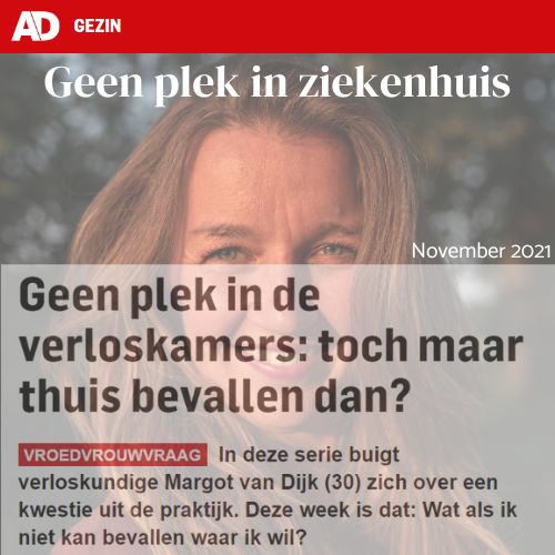 Geen plek in ziekenhuis artikel AD