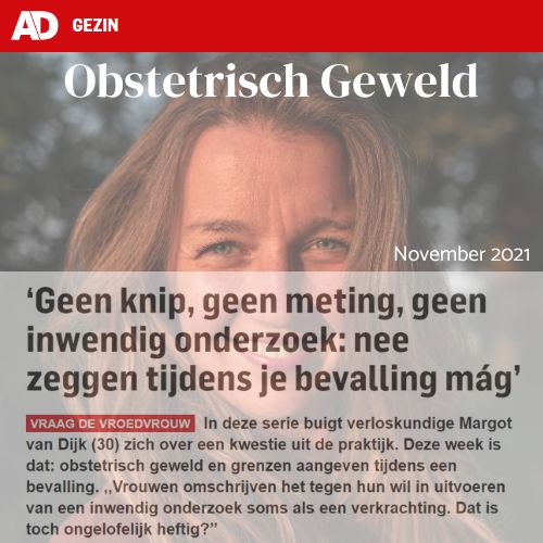 Obstetrisch Geweld artikel AD